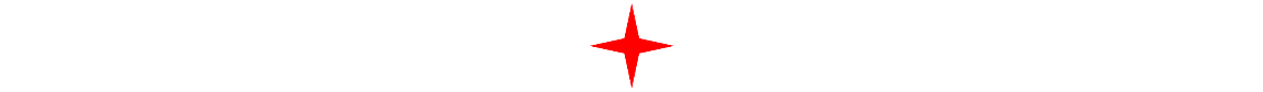 Fentex white and red star banner