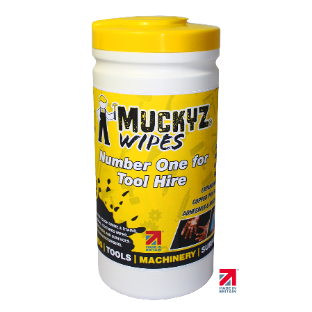 Muckyz Tool Hire Wipes 80 wipe tub