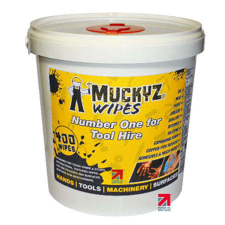 Muckyz Tool Hire Wipes 400 wipe tub