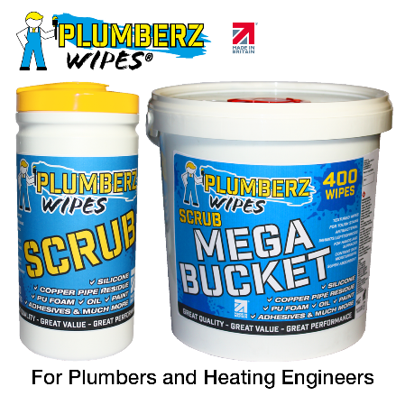 Wipes for plumbers and heating engineers