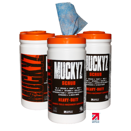 Muckyz Scrub Wipes 80 wipe tub