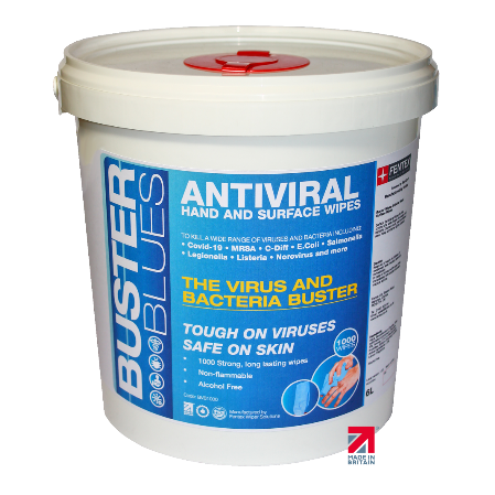 Buster Blue Wipes 1000 wipe tub