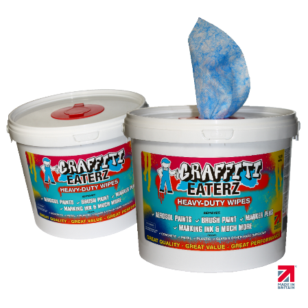 Graffiti Eaterz Large strong wipes Graffiti Eaterz Large strong Blue wipes